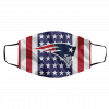 N-ew En-gla-n-d Pat-ri-o-ts Am-e-rica-n Fla-g Face Mask
