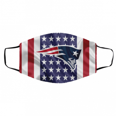 N-ew En-gla-n-d Pat-ri-o-ts Am-e-rica-n Fla-g Face Mask