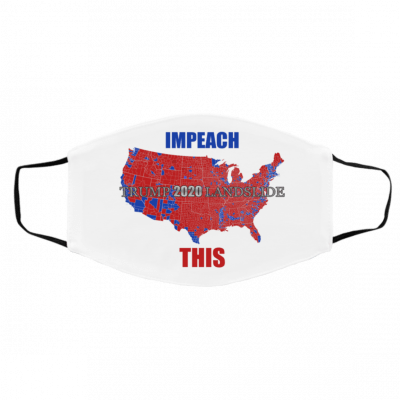 Im-pe-ach T-ru-mp 20-20 Face Mask