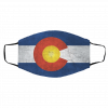 F-la-g o-f Col-or-ad-o Face Mask