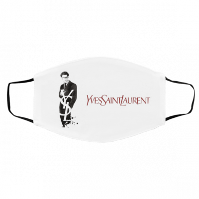 lo-g-o Y-ve-s S-ain-t La-u-re-nt Face Mask