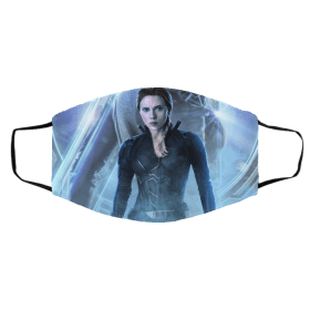 Bl-a-ck W-id-o-w Face Mask