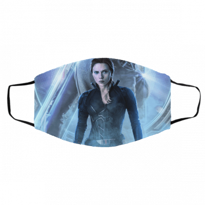 Bl-a-ck W-id-o-w Face Mask