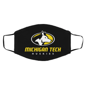 M-ich-iga-n T-e-ch Ho-u-s-ki-es Face Mask