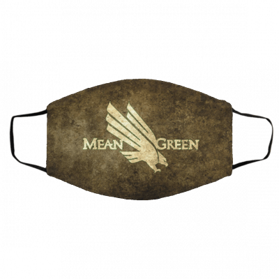 N-ort-h Te-x-as M-e-an Gr-e-en- Face Mask
