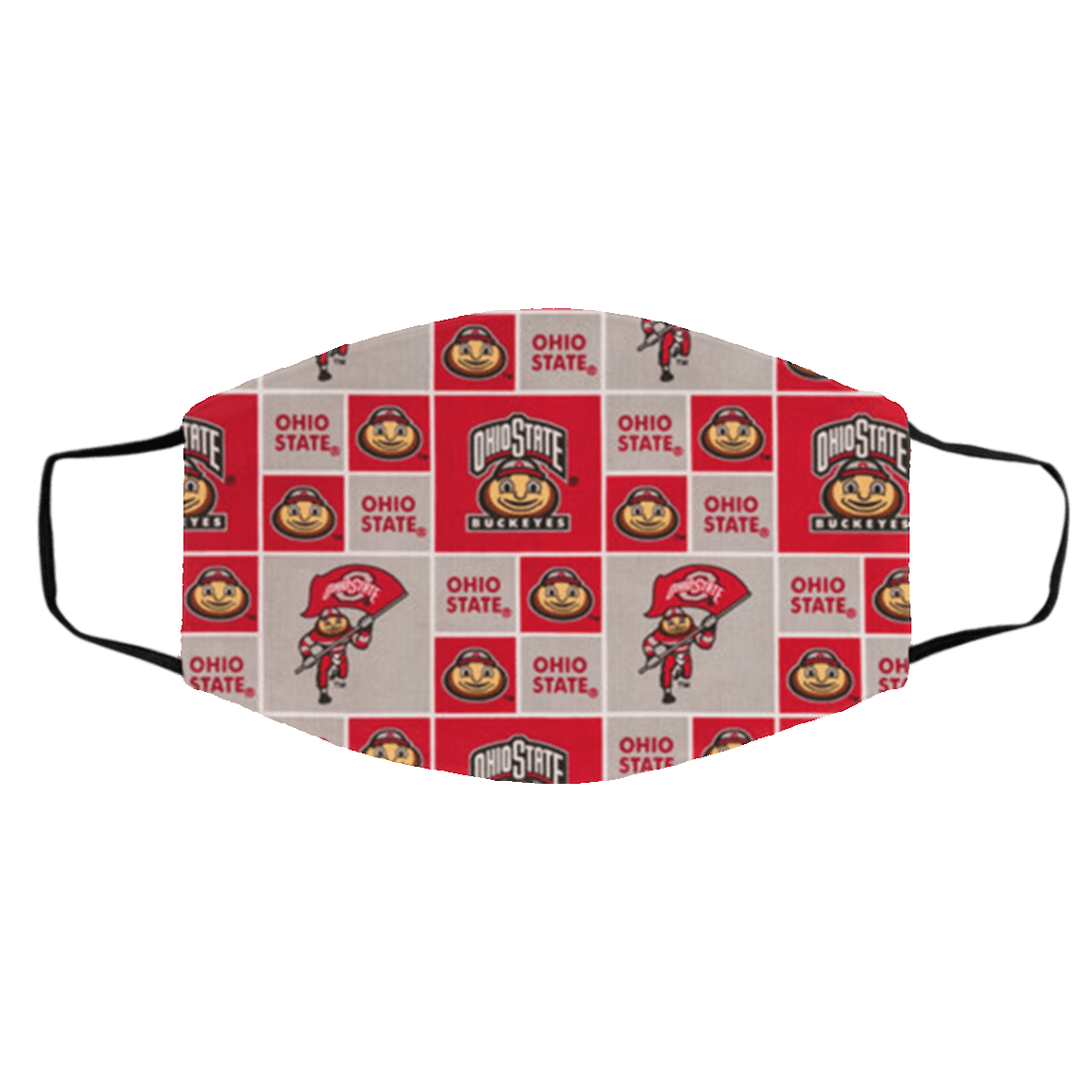 O-h-io S-ta-te Face Mask O-h-io S-ta-te Face Mask