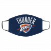 O-kla-ho-m-a Ci-ty Th-un-d-er Face Mask