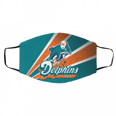 Te-am Mi-a-mi D-ol-ph-in-s Face Mask