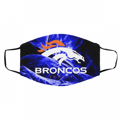 De-nv-e-r Bro-n-co-s Face Mask