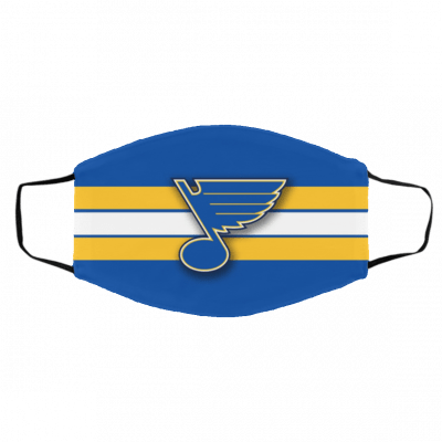 St Lo-u-is B-lu-es Face Mask