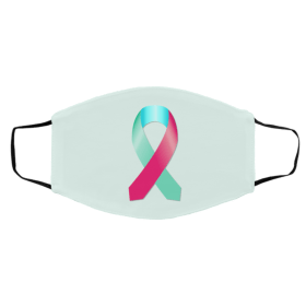 Thy-roi-d Can-ce-r Ribbon Face Mask