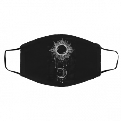 Su-n an-d Mo-on L-ac-e U-p Face Mask