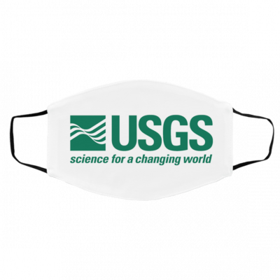 Us-gs L-og-o Sci-en-ce a cha-ng-ing w-or-ld Face Mask