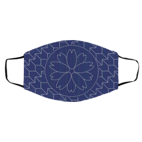 F-lo-w-er Sa-sh-ik-o Face Mask