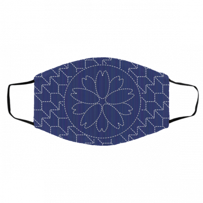 F-lo-w-er Sa-sh-ik-o Face Mask