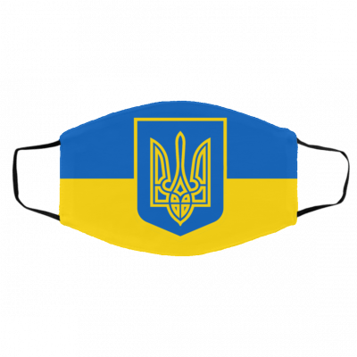 U-kr-a-in-e Tr-y-zu-b Face Mask