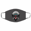 Native American Skull Stars & Stripes Face Mask