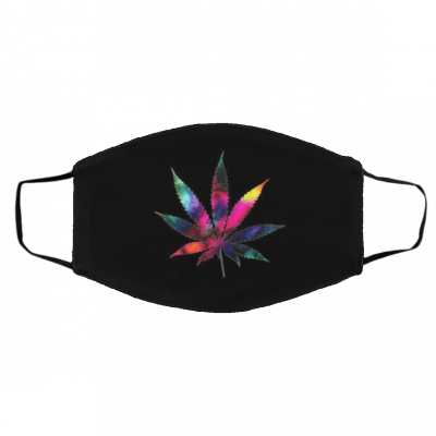 Marijuana Leaf Galaxy Face Mask