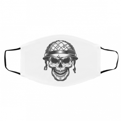 U-s Ar-my- Us 2-0-20 S-ku-ll Face Mask