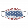 Vintage American Flag Face Mask