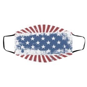 Vintage American Flag Face Mask