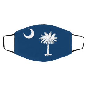 So-u-th C-aro-lin-a St-a-te Fl-ag Face Mask