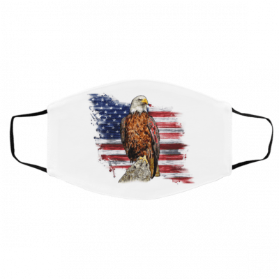U-pri-g-ht E-ag-le Face Mask