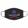 Ma-n W-o-me-n U-S-A F-lag La-cro-ss-e Face Mask