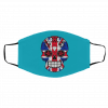 L-ad-y’s Br-it-is-h UK F-la-g Su-g-ar S-ku-ll Face Mask