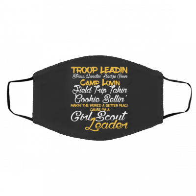 l-ov-e Sc-ou-tin-g G-ir-l Sc-ou-t L-ea-der G-ift gi-rl-scout-leader Face Mask