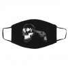 Sk-u-ll w-ith- Gu-n Face Mask
