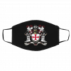 K-nig-hts T-emp-la-r Coa-t- o-f A-rm-s Fl-ag Face Mask