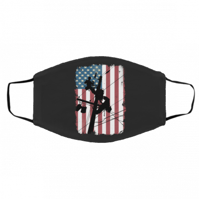 Am-eric-an Lin-em-an De-si-gn O-n The- Ba-ck Face Mask