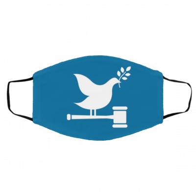 Jus-ti-ce- an-d Pe-a-ce Face Mask