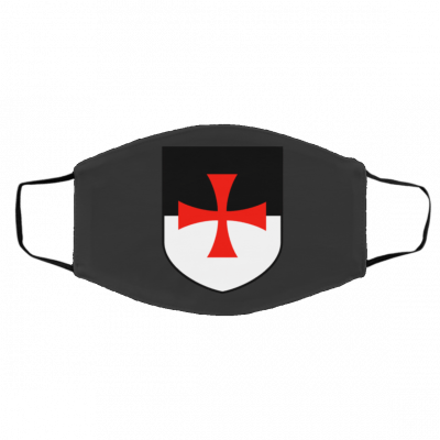 T-e-mp-lar K-ni-gh-ts M-ed-i-eval S-hiel-d Face Mask