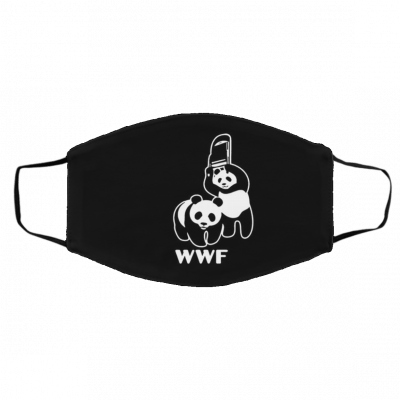 W-W-F Pan-d-a Be-ar Wr-es-tlin-g Face Mask
