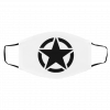 U-s Ar-my St-ar R-eti-re-d Face Mask