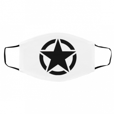 U-s Ar-my St-ar R-eti-re-d Face Mask