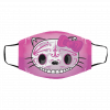 Pi-n-k H-el-lo S-k-ul-l Face Mask