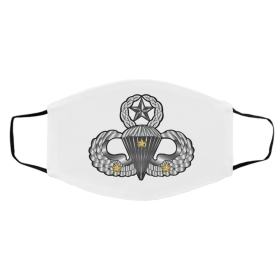 U-s Ar-m-y 82-nd A-ir-bo-rne Ju-m-p W-i-ng-s Face Mask