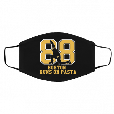 B-ost-o-n R-un-s O-n Pa-s-ta Face Mask