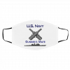 N-a-vy Ra-te Gu-nn-ers M-a-te Face Mask