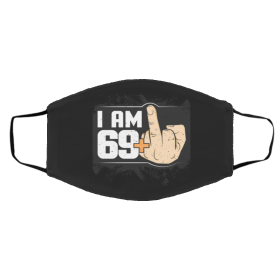 I A-m 6-9 M-idd-le Fi-ng-er Face Mask