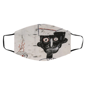 Je-a-n M-ic-hel B-asq-ui-at E-y-es a-n-d E-g-gs Face Mask