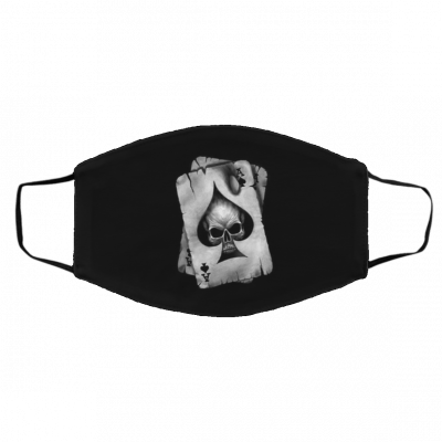 Po-k-er A-c-e of Sp-a-des U-s 2-02-0 Face Mask