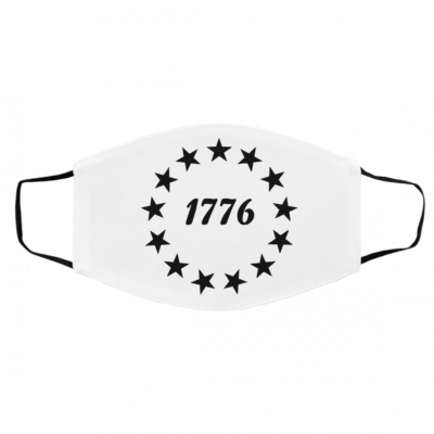 B-et-sy Ro-s-s U-S-A 1-3 S-tar- 17-76 F-la-g Face Mask