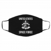 U-ssf – -Un-it-ed Sta-t-es S-pa-ce Fo-rc-e Face Mask