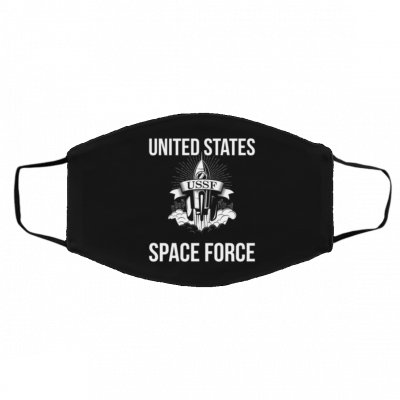 U-ssf – -Un-it-ed Sta-t-es S-pa-ce Fo-rc-e Face Mask