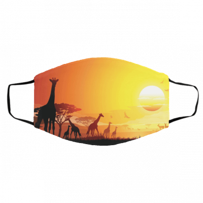 Af-ri-ca-n Gi-r-aff-e Face Mask