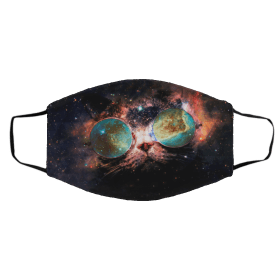 S-p-a-ce Cat Face Mask